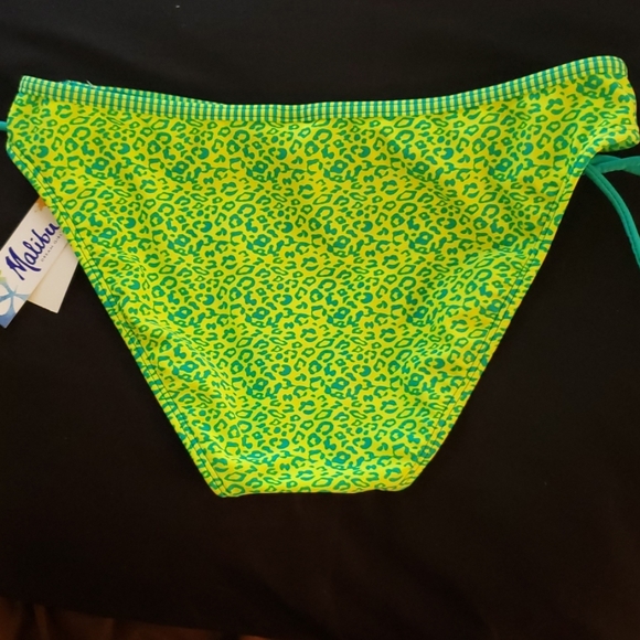 ⌛Malibu Animal Print Cheetah String Bikini Bottom - Picture 4 of 4